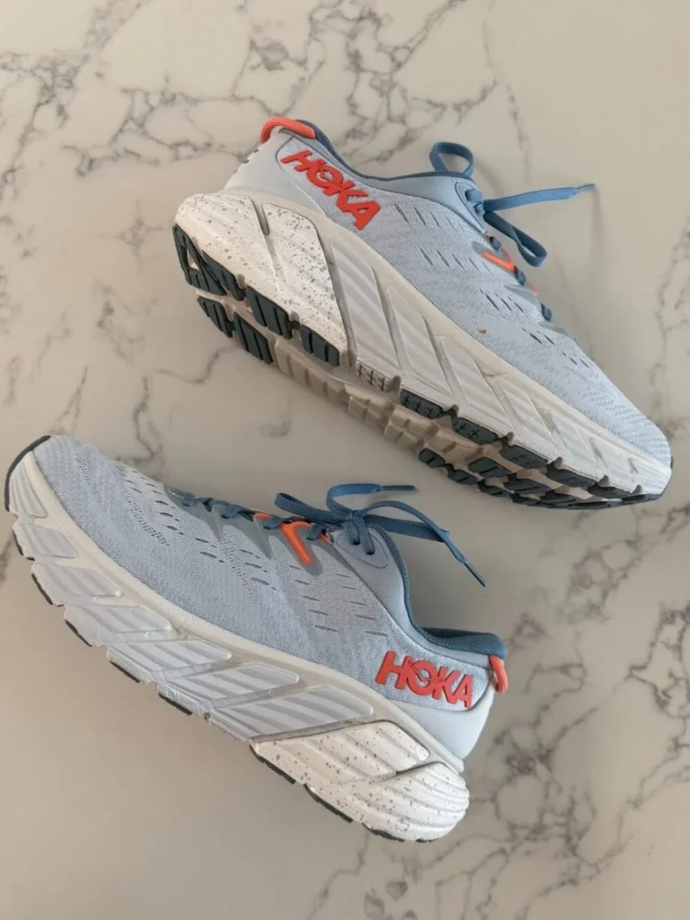 Hoka Gaviota 4 Running Shoes - Blue Fog - Size 10.5 Wide (D)